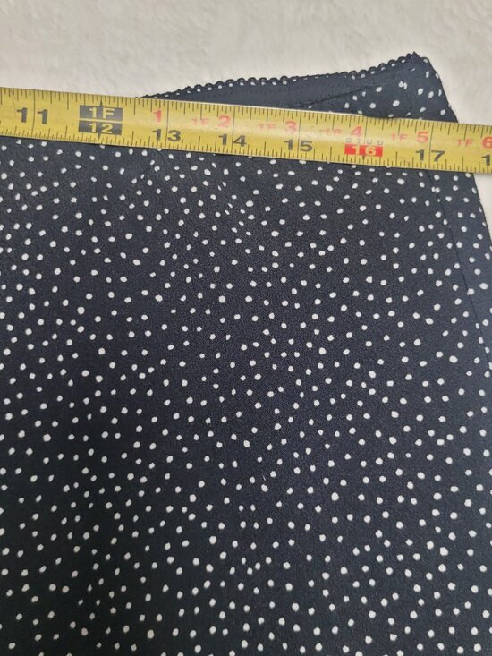 American Eagle XLT Black Polka Dot Skirt Flowy Mini Casual Cottagecore - Picture 5 of 8